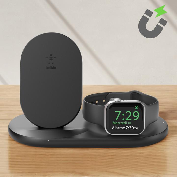 Immagine prodotto Belkin BoostCharge 3-in-1 Ladestation (7.50 W)