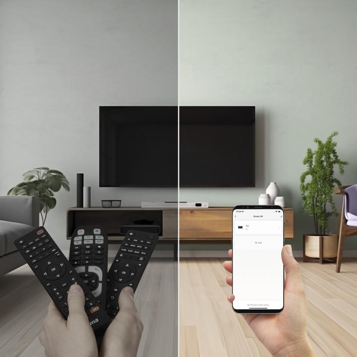 Actual product image Hama Smarte WLAN-Universal-Fernbedienung, Infrarot, für Sprach-/App-Steuerung (Universal remote control, Infrared, Wi-Fi)