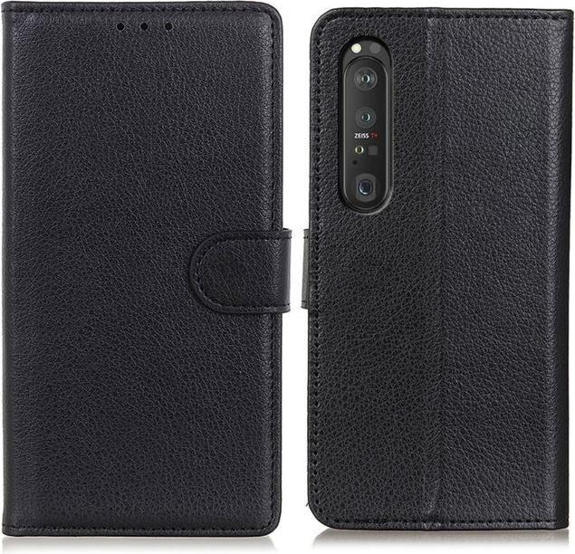 Actual product image MU Classic Litchi Leather Bookcover Series (Sony Xperia 1 III)