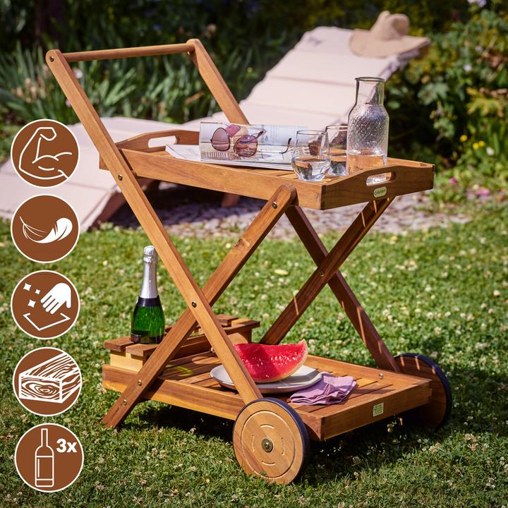 Produktbild Casaria Servierwagen