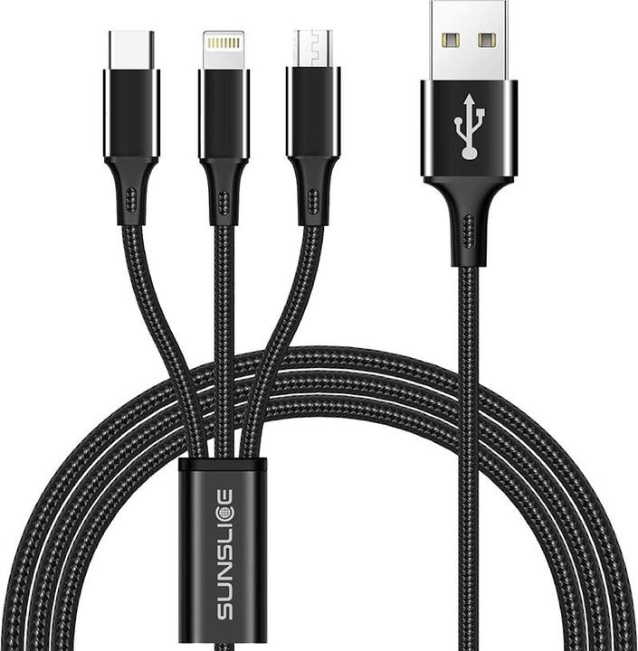 Produktbild Sunslice Trident 3-in-1 Kabel (1 m, USB 3.2)