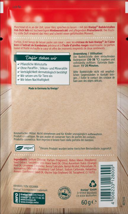 Produktbild Kneipp Hab Dich lieb (Badepralinen)