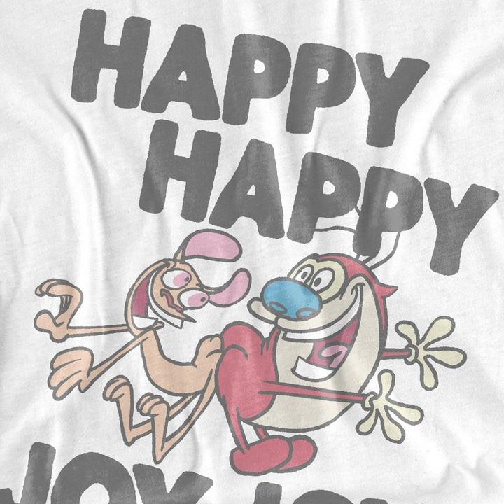 Immagine prodotto Ren & Stimpy Happy Happy Joy Joy Maglietta Uomo (S)