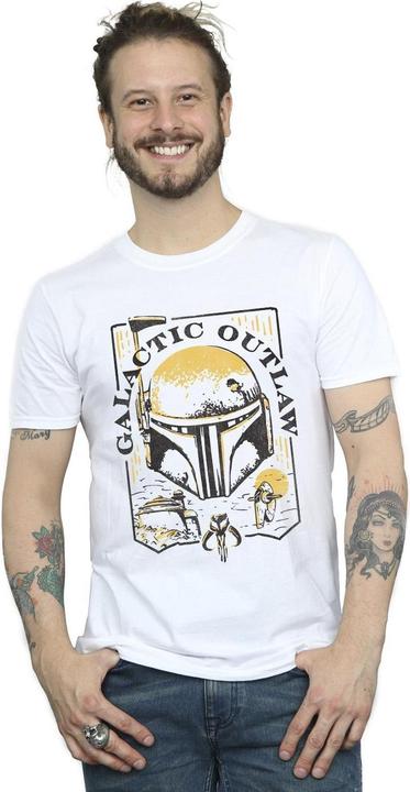 Image du produit Star Wars - T-shirt GALACTIC OUTLAW DISTRESS - Homme (M)