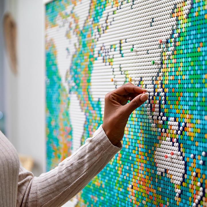 Immagine prodotto LEGO Mappa del mondo (31203, LEGO Art, Set LEGO rari)