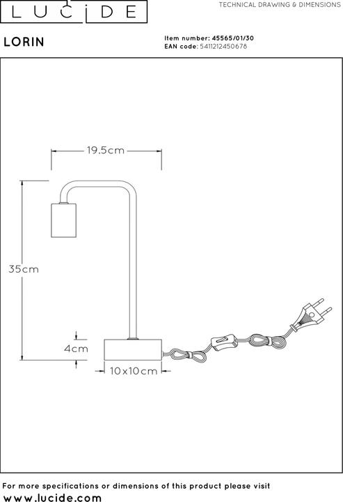 Image du produit Lucide Lorin (E27)