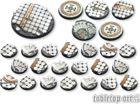 Tabletop-Art Ruins of Sanctuary Bases - Starter DEAL Round (20-5-1)
