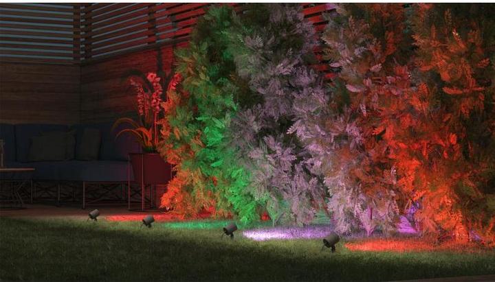 Produktbild Müller Licht Müller-Licht tint LED-Gartenspot Flores LED fest eingebaut 1.8 W Warmweiss, RGB (180 lm, IP44)