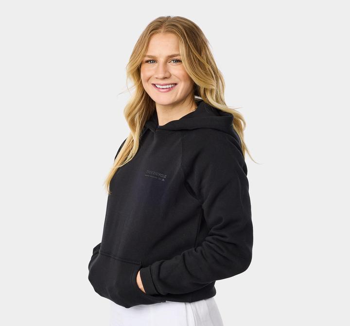 Actual product image Trek Left Stacked Unisex Hoodie (L)