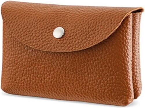 Only-Bags.Store Mini vintage vegan wallet, genuine leather card holder, portable card holder and wallet for
