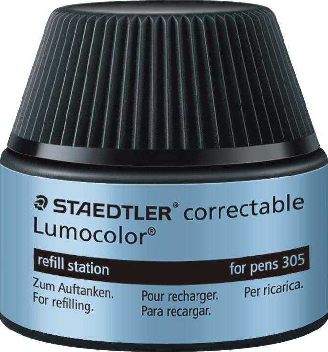 Produktbild Staedtler Lumocolor Refill Station 487 05, schwarz Tankstelle zum einfachen und sauberen Nachfüllen der (Schwarz, 1 x)