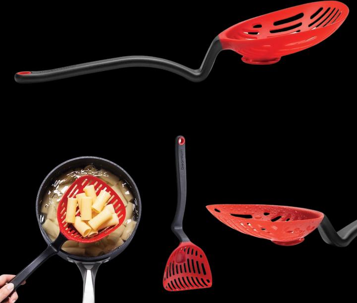 Actual product image DreamFarm Spoon strainer Large Lestrain Red