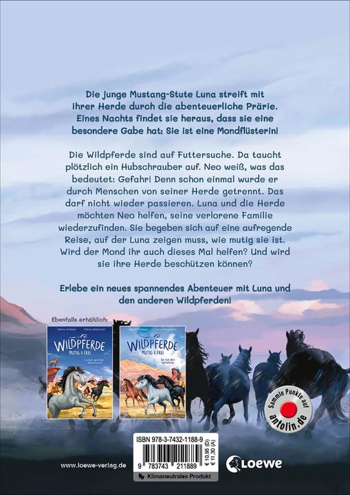 Produktbild Loewe Wildpferde - mutig und frei (Band 3) - Flucht in die Berge (Deutsch, Sabine Giebken, Tobias Goldschalt, Loewe Erstes Selberlesen, 2024)