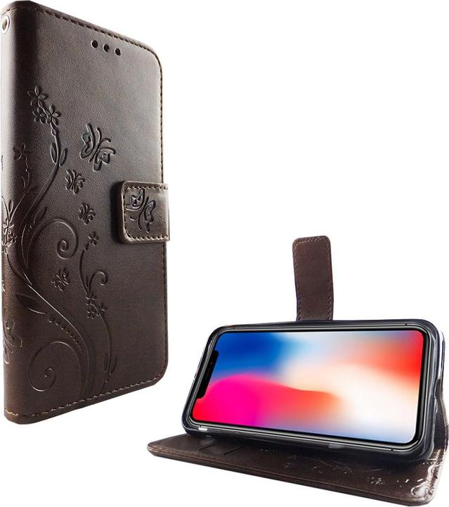 Produktbild König Design Hülle Handy Schutz für Apple iPhone X Case Cover Tasche Wallet Etui Handyhülle (Apple iPhone X)