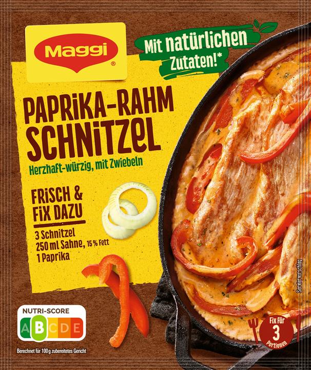 Actual product image Maggi Paprika-Rahm Schnitzel (35 g)