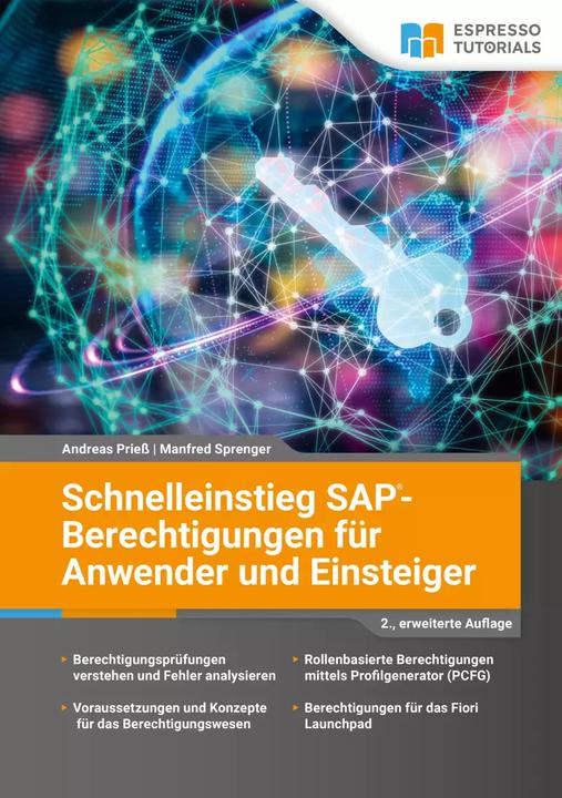 Actual product image Espresso Tutorials SAP-Berechtigungen für Anwender und Einsteiger (German, Manfred Sprenger, Andreas Priess, 2022)
