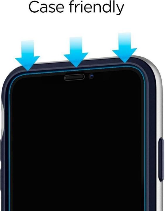 Image du produit Spigen Verre Tempéré Fc 2-Pack Iphone 11 Pro Noir (2 pièce(s), Apple iPhone XS, Apple iPhone 11 Pro, Apple iPhone X)