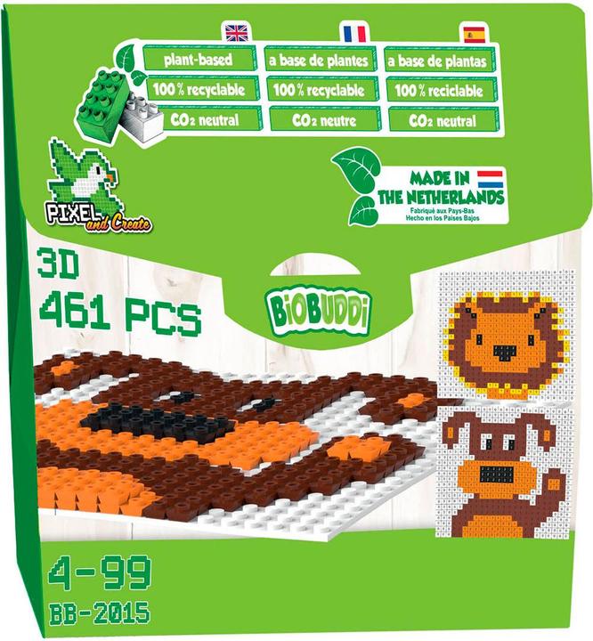 Image du produit Biobuddi Pixels lion / chien