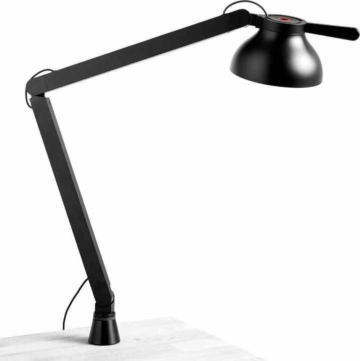 HAY PC Task Double Arm Insert Tischleuchte Soft Black (407 lm)