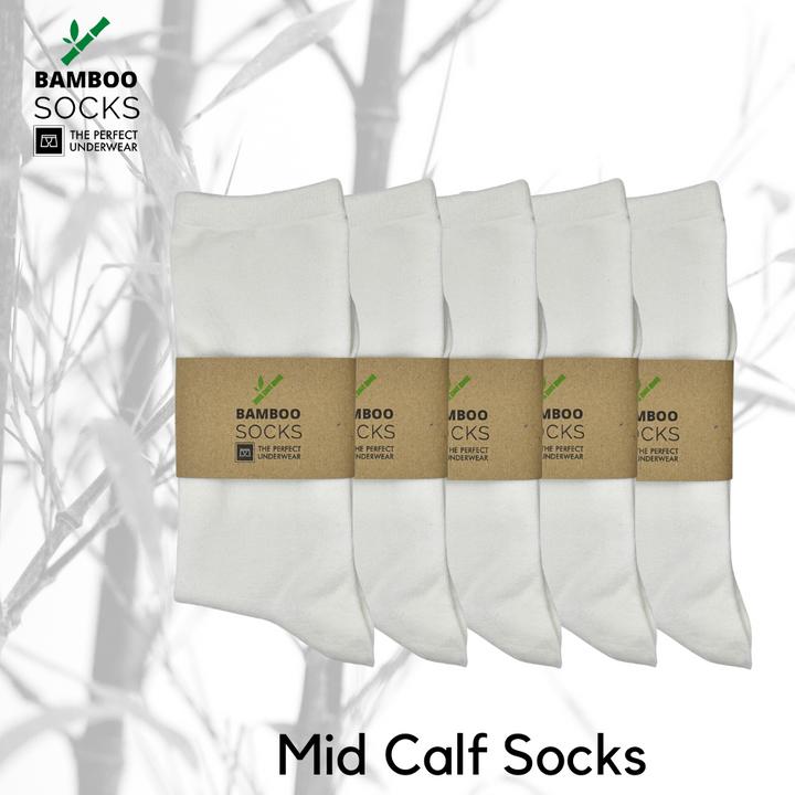 Actual product image The Perfect Underwear Bamboo mid calf (set of 5) white (5-pack, 44 - 47)