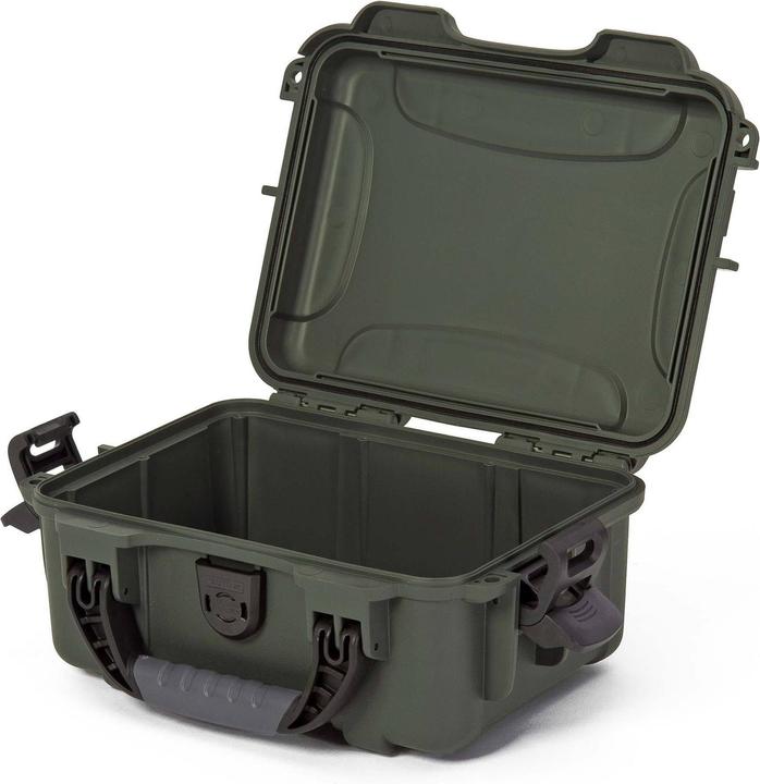 Nanuk Kunststoffkoffer 904 - leer Olivgrün (Kamera Zubehörtasche, 3.10 l)