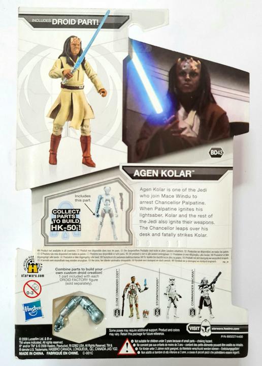 Image du produit Hasbro Star Wars The Legacy Collection BD43 Figurine 2009 Agen Kolar