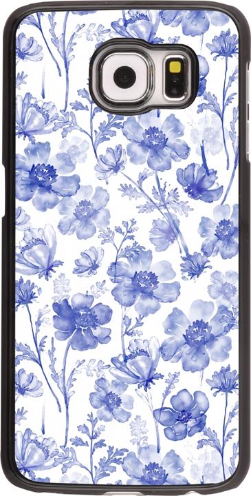 Produktbild PhoneLook Hülle Spring 23 watercolor blue flowers (Samsung Galaxy S6)