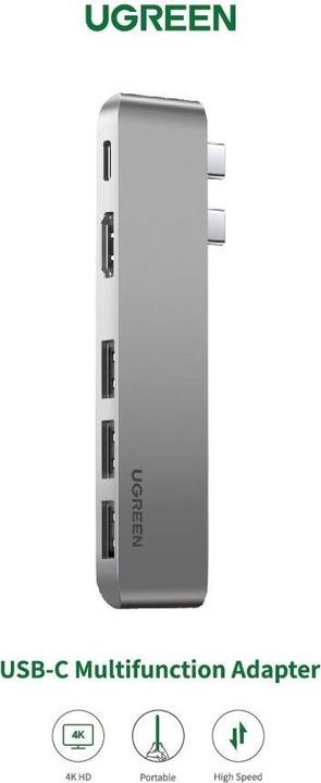 Produktbild Ugreen 5 in 2 -C Hub (USB-C, 5 Ports)