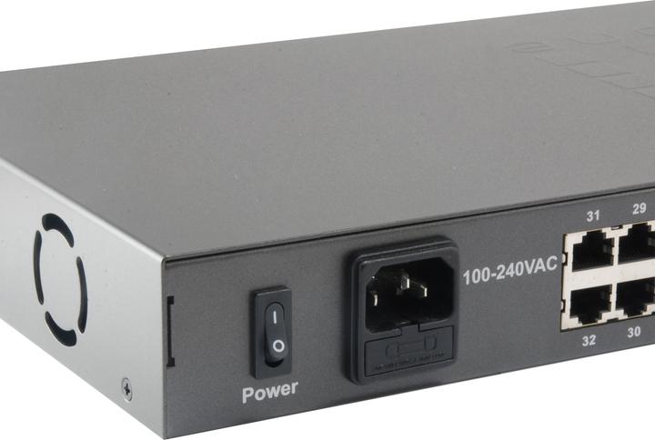 Immagine prodotto LevelOne /100 Mbps PoE, /100/1000 Mbps RJ-45 32K (32 Porti)