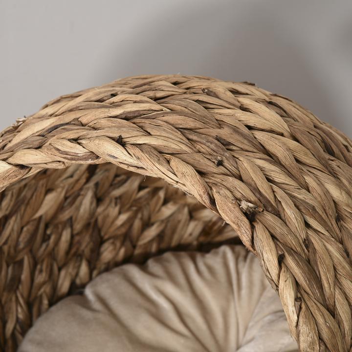 Immagine prodotto PawHut Casa per gatti in rattan intrecciato (Gatto)