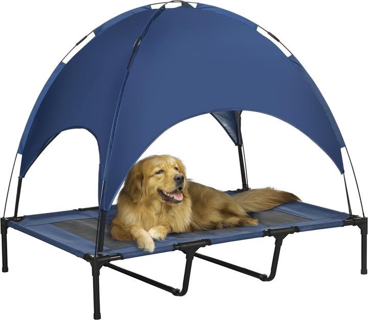 Immagine prodotto Outsunny Lettino per cani da esterno con tetto, per cani di taglia molto grande (Cane)