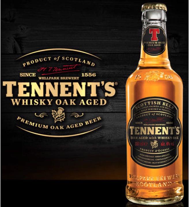 Actual product image Tennent's Whisky Oak Aged case 24 x 330 ml (24 x 33 cl)