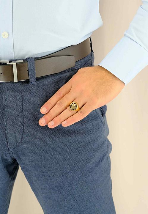 Immagine prodotto Muau Anello con stemma (60, Oro 750/18 K)