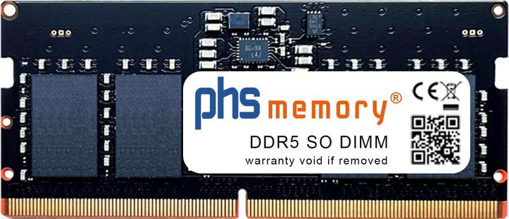 Actual product image PHS-memory RAM suitable for System76 Lemur Pro 14 (1 x 8GB)