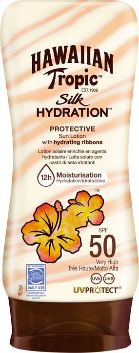 Hawaiian Tropic Silk Hydration (Sonnencreme Gesicht, SPF 50, 180 ml, 222 g)