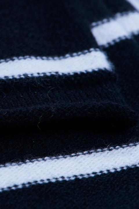 Immagine prodotto Cash-Mere Kaschmir Rundhals Pullover gestreift (L)