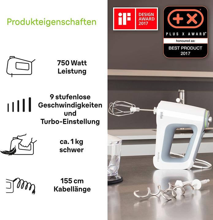 Produktbild Braun MultiMix 5 HM5137WH (750 W)