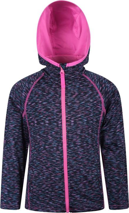 Image du produit Mountain Warehouse Sweat à capuche zippé à rayures Kayleigh II pour enfants et adolescents (146, 152)
