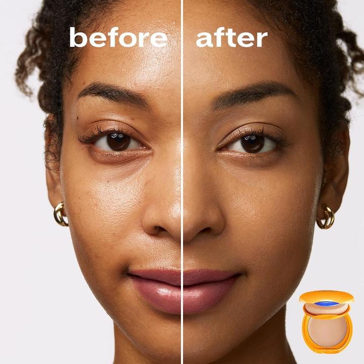 Actual product image Shiseido Sun Make-up Tanning Compact Foundation SPF 10 Bronze / 12 g (Bronze)