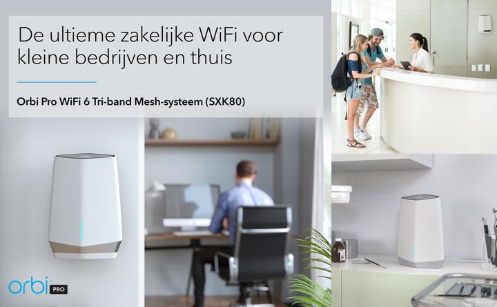 Produktbild Netgear Orbi Pro WiFi 6 AX6000 Mesh System (SXK80) 2er Set