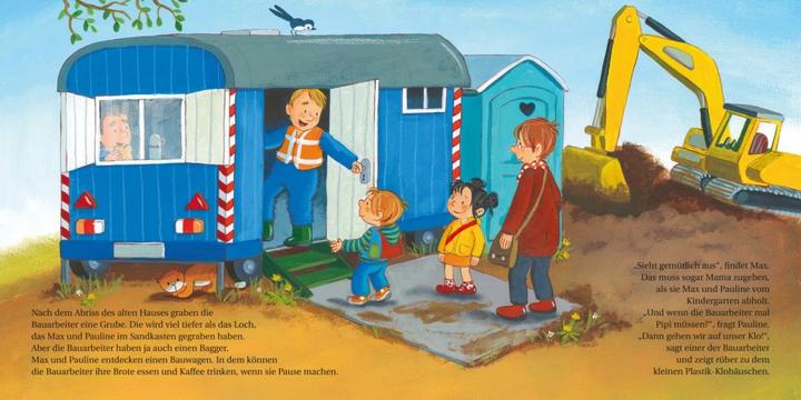 Produktbild LESEMAUS 12: Max auf der Baustelle (Deutsch, Christian Tielmann, 2020)