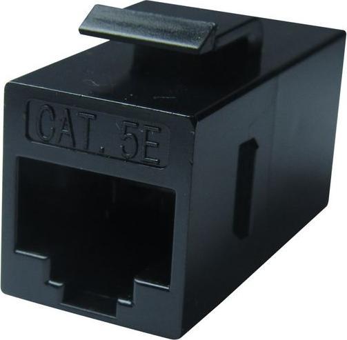 Produktbild RND Inline Koppler, CAT5e, Ungeschirmt, RJ45-Buchse - RJ45-Buchse, Anzahl Kontakte - 8