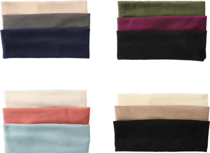 Produktbild Trisa Fashion Haarband Hellblau, Beige, Orange 3 Stk.