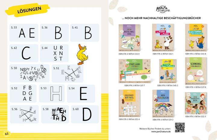 Produktbild Buchstaben üben mit der Maus (Deutsch, pen2nature, 2023)