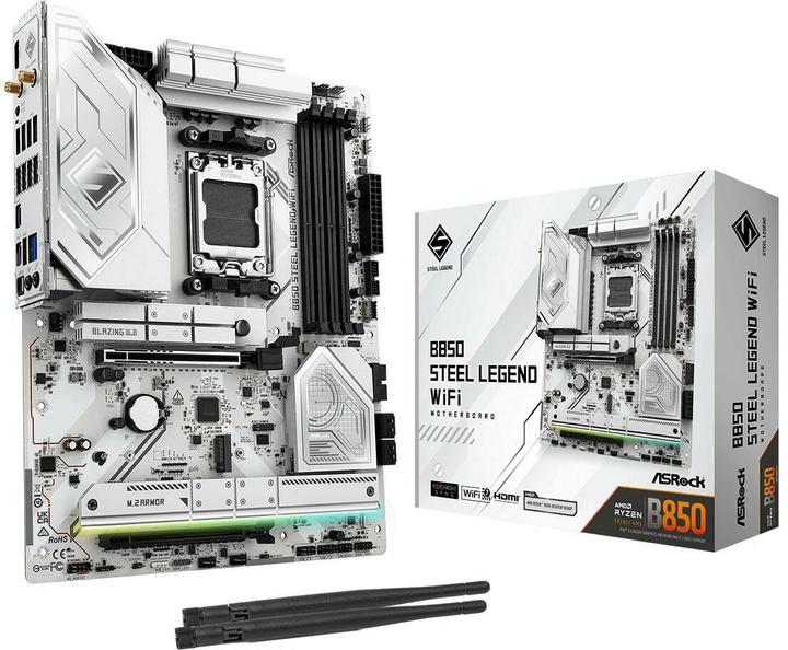 Image du produit AsRock B850 Steel Legend WiFi (AM5, AMD B850, ATX)