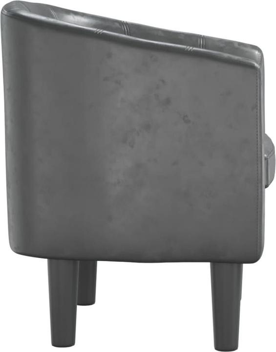 Immagine prodotto VidaXL Clubsessel Grau Kunstleder,Farbe: Grau,Material: Kunstleder