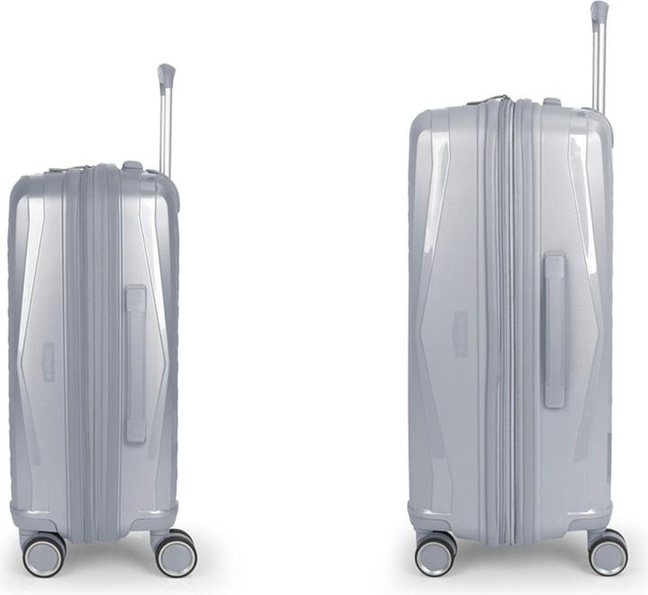 Immagine prodotto Gabol Set di valigie Queens a 4 ruote 2 pezzi con piega ad espansione (114 l)
