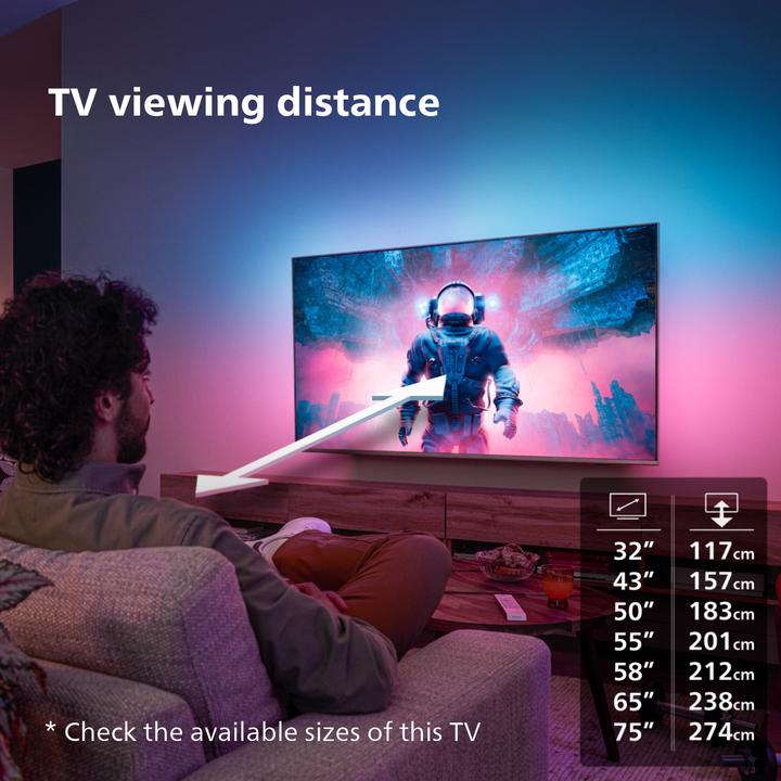 Image du produit Philips 43PUS8108/12 (43", LCD, 4K, 2023)