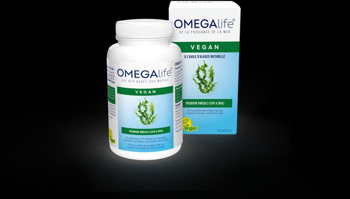 Image du produit Omega-Life Huile d'algues (120 pièce(s), Capsules, 120 g)