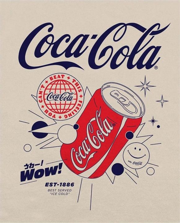 Actual product image Coca Cola Unisex Adult Wow Can T-Shirt (XXL)